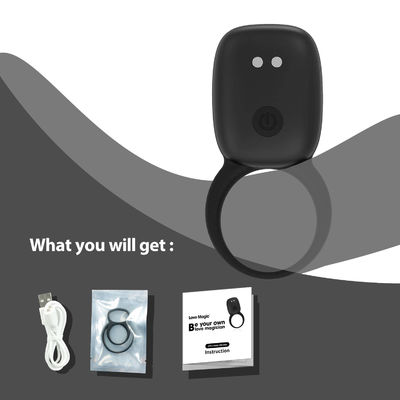 10 Modes Vibrating Cock Ring , Rechargeable Penis Cock Ring For Man And Couple