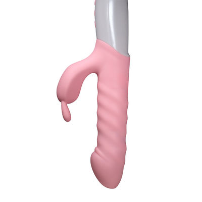 Silicone Magnetic Rechargeable Thrusting Dildo Massager With 10 Vibrating Modes