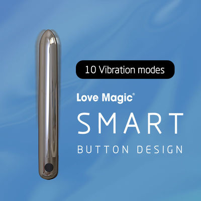 Stainless Silent Vibrating Bullet Vibration Rod 4 Inch Bullet Personal Massager