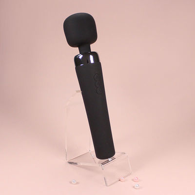 Waterproof Silicone Cordless Rechargeable Electric Vibration Wand Handheld Massager For Full Body
